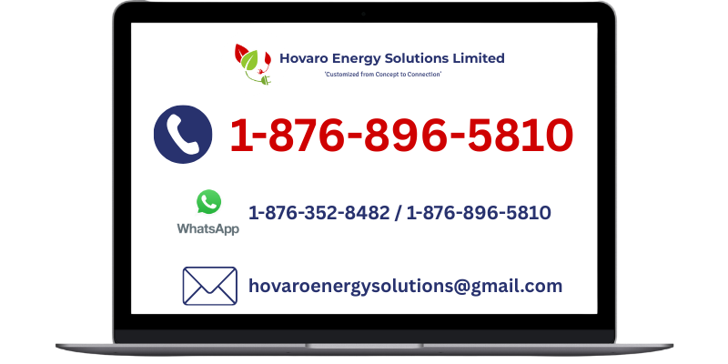 Hovaro Energy Solutions contact details — 1-876-896-5810