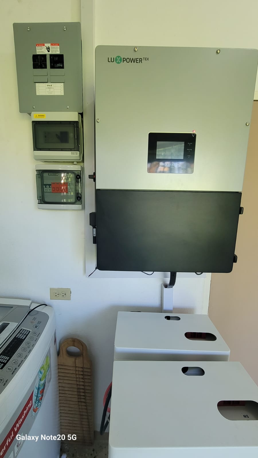 Inverter and battery bank