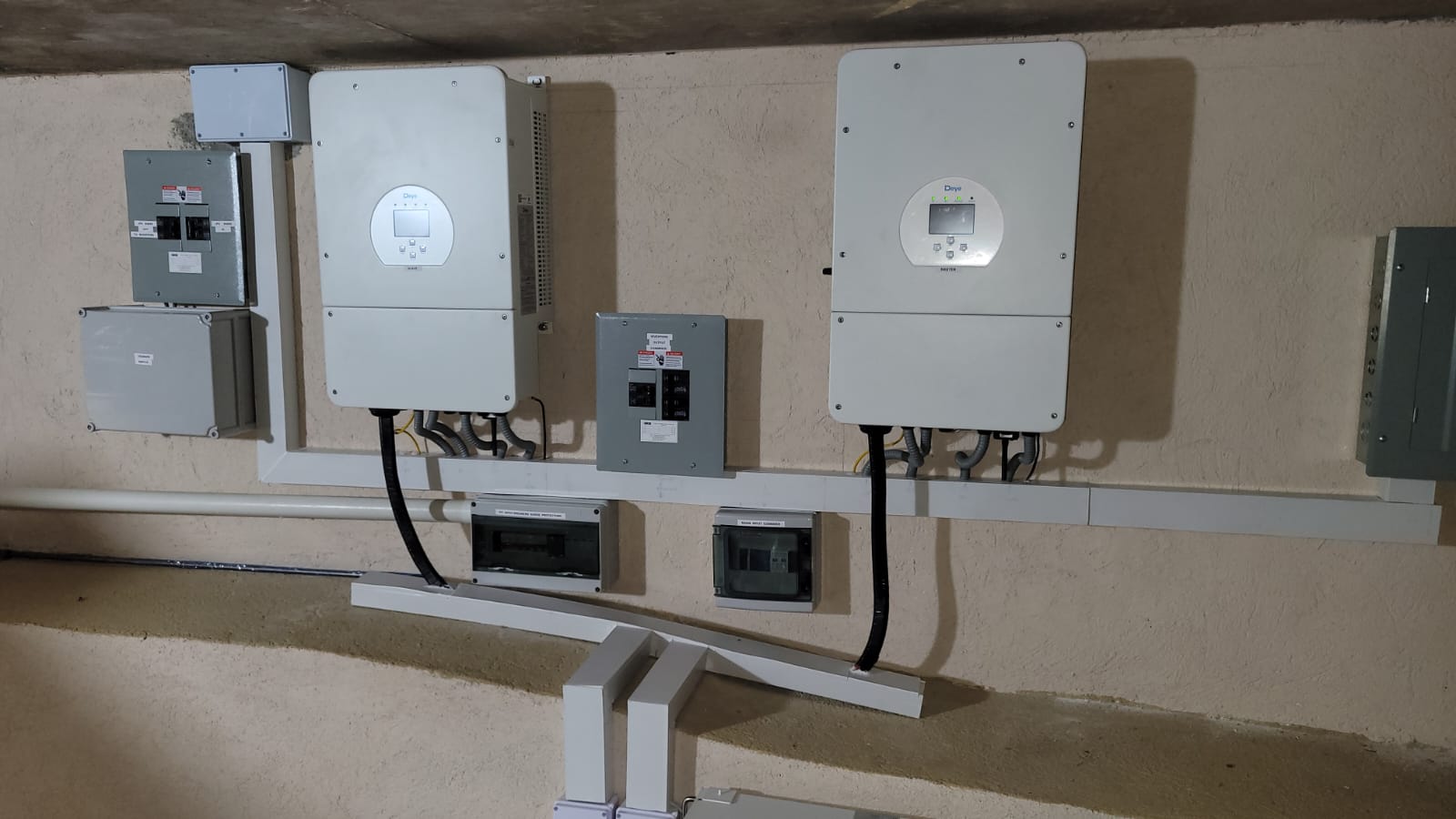 Paired inverter installation